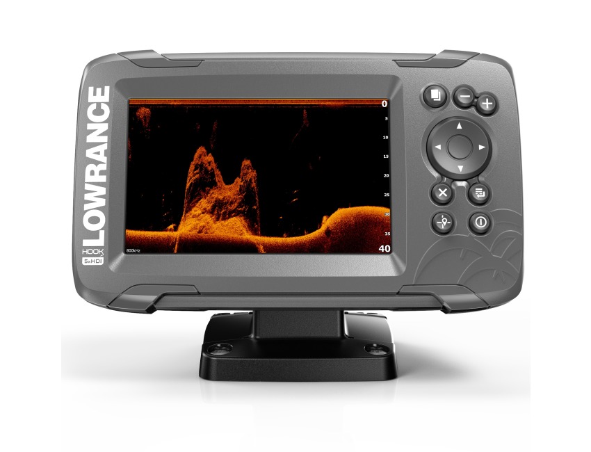 Lowrance Hook X Splitshot Fishfinder With Skimmer Transducer Hook